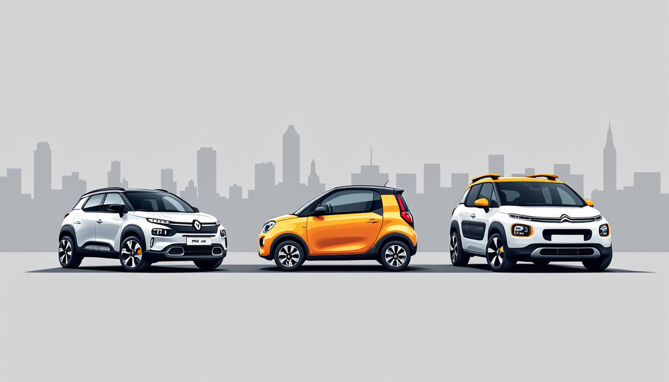 découvrez notre comparatif des tarifs des modèles renault 5, fiat grande panda et citroën ë-c3. analysez les prix, caractéristiques et options pour faire le meilleur choix selon vos besoins et votre budget.