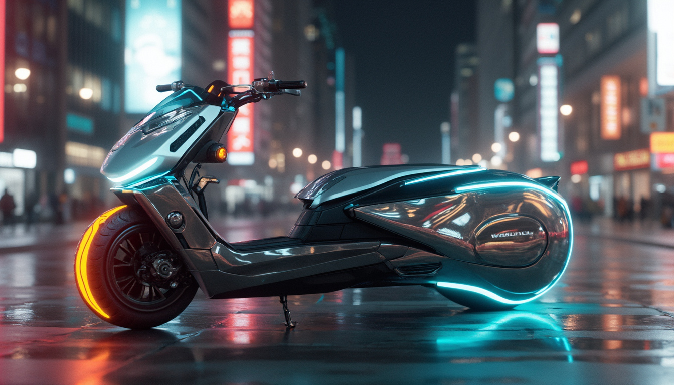 explorez le futur de la mobilité avec notre scooter électrique innovant, alimenté par l'énergie solaire. écologique et performant, ce scooter est la solution idéale pour vos déplacements quotidiens tout en préservant la planète.