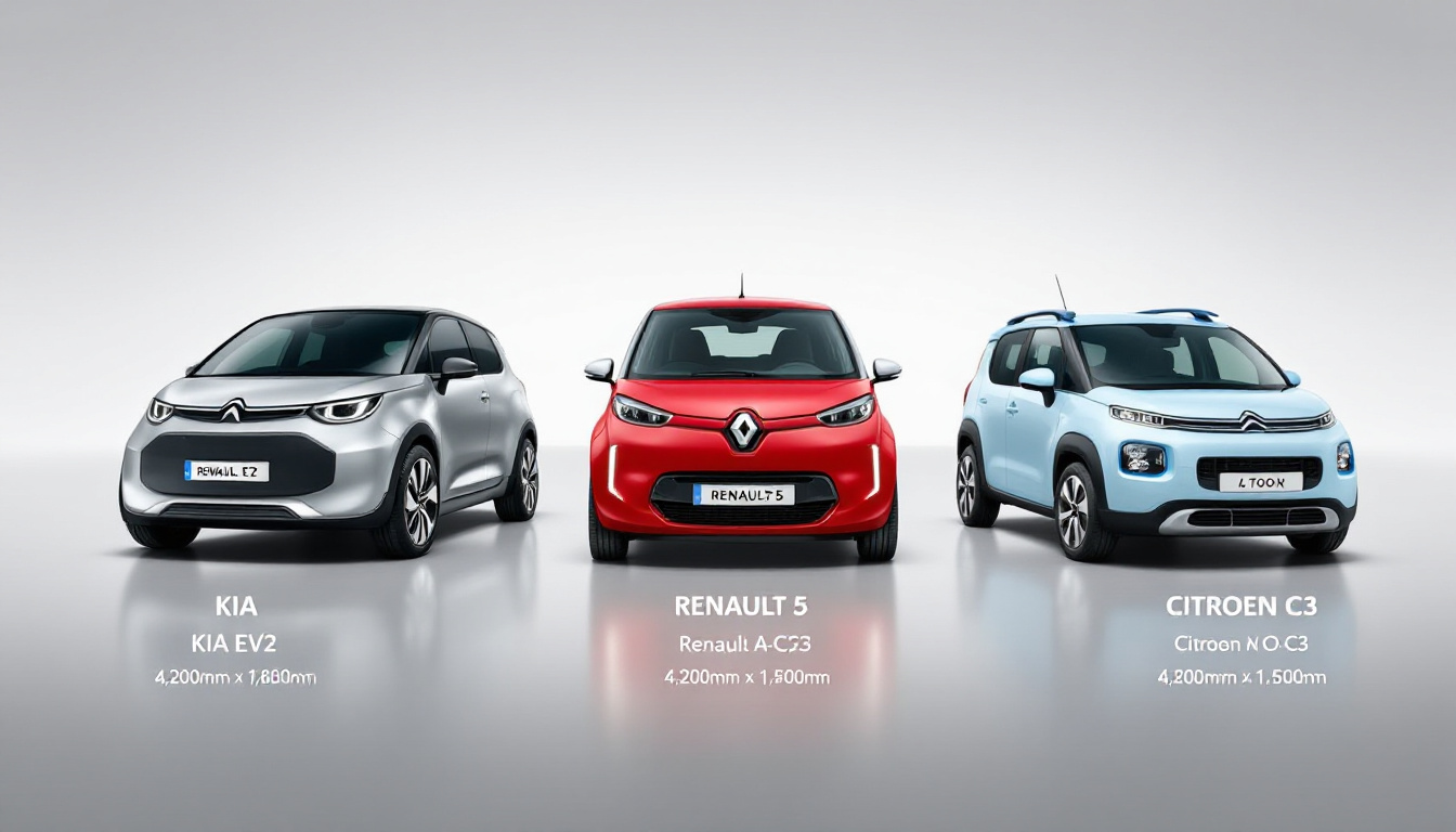 découvrez comment kia se prépare à défier la renault 5 électrique avec son nouveau modèle ev2. un véhicule innovant alliant performance, design moderne et technologies avancées, prêt à séduire les amateurs d'électriques.
