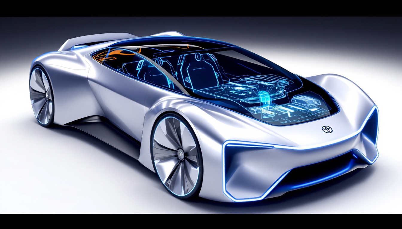 découvrez en avant-première les premières illustrations du tout nouveau modèle entièrement électrique de toyota, alliant innovation, performance et respect de l'environnement. ne manquez pas de plonger dans l'avenir de la mobilité durable avec ce lancement exclusif.