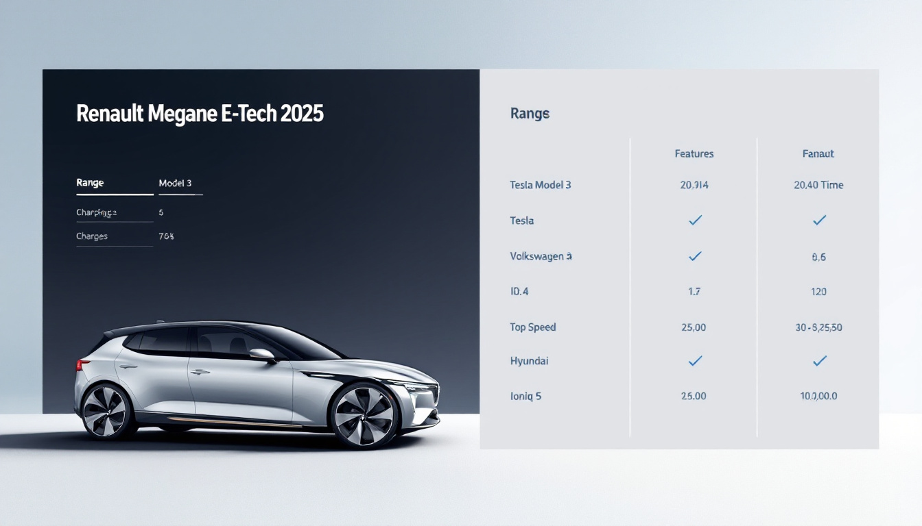 découvrez la renault mégane e-tech 2025 : un modèle révolutionnaire avec l'élégance alpine, des tarifs compétitifs et une technologie de recharge v2g. un nouveau souffle pour redéfinir la gamme renault!