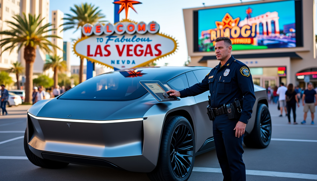 découvrez comment un donateur anonyme a surpris la police de las vegas en faisant don d'un impressionnant tesla cybertruck. un geste exceptionnel qui illustre la générosité et le soutien à la communauté locale!