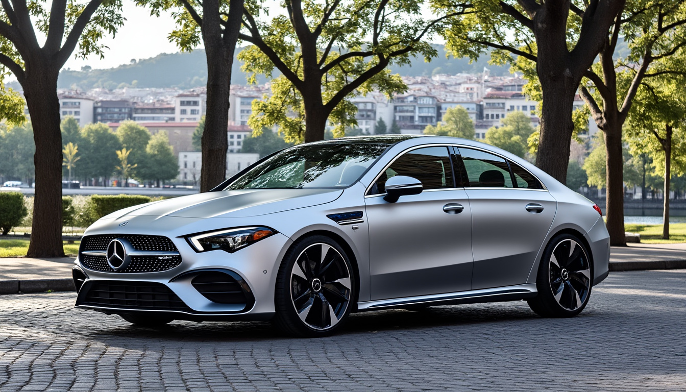 entdecken Sie unsere vorteilhaften Preise für den Mercedes CLA Elektro, der Leistung und Ökologie mit einer beeindruckenden Reichweite von 800 km vereint. Fahren Sie sicher und genießen Sie eine hochwertige Fahrt.