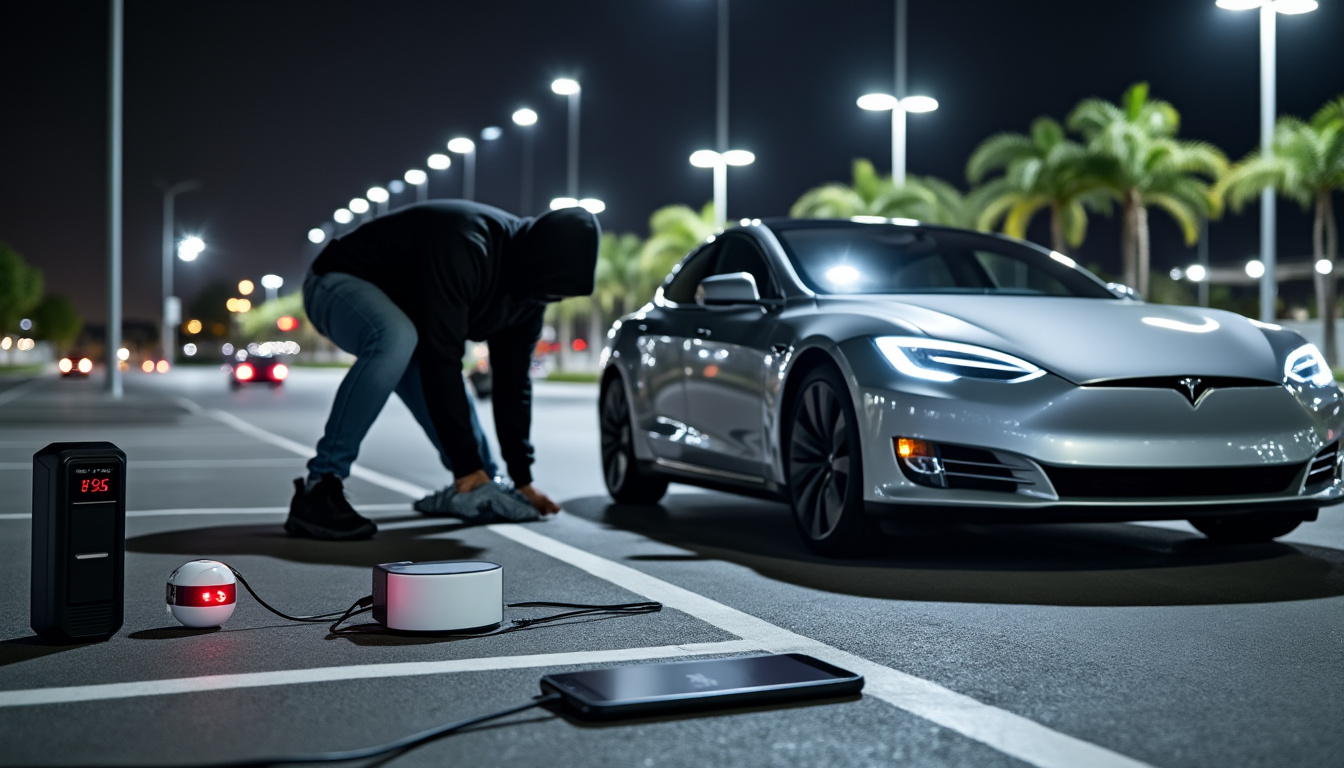 entdecken Sie, wie intelligente Diebe es schaffen, Teslas in Rekordzeit zu stehlen. Tauchen Sie in die Details ihrer überraschenden Methode ein und erfahren Sie Tipps, wie Sie Ihr Fahrzeug schützen können.