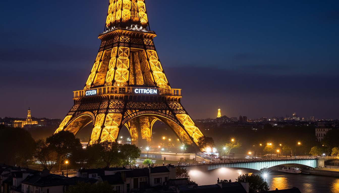 シトロエンのために照らされたエッフェル塔の魅力的な歴史を再体験してください。この壮大な賛辞は、パリの象徴的な建築と自動車の革新との間の結びつきを祝います。世代を超えて魅了したこの記念すべきイベントに飛び込んでください。