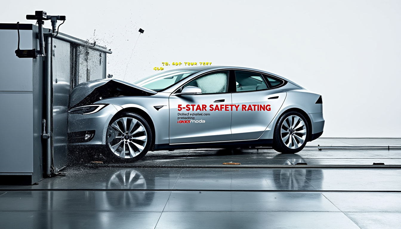 discover how an electric car reaches a new peak in safety, nearing perfection with innovative features and unmatched performance. don't miss this impressive record in the world of sustainable automotive.