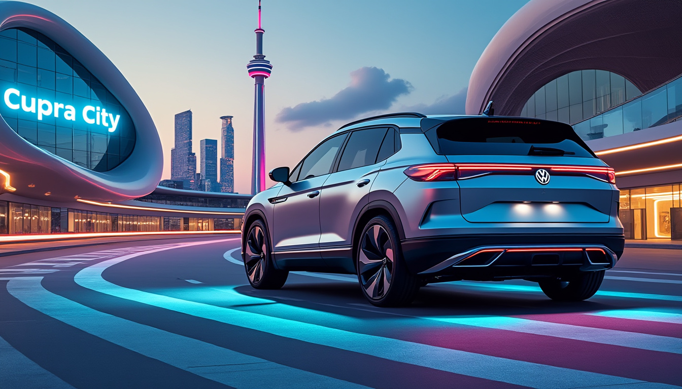 descubra em primeira mão o novíssimo suv elétrico cupra da volkswagen, que fará sensação no salão de shanghai. mergulhe no universo inovador da mobilidade elétrica com este modelo que alia performance, design e tecnologia.