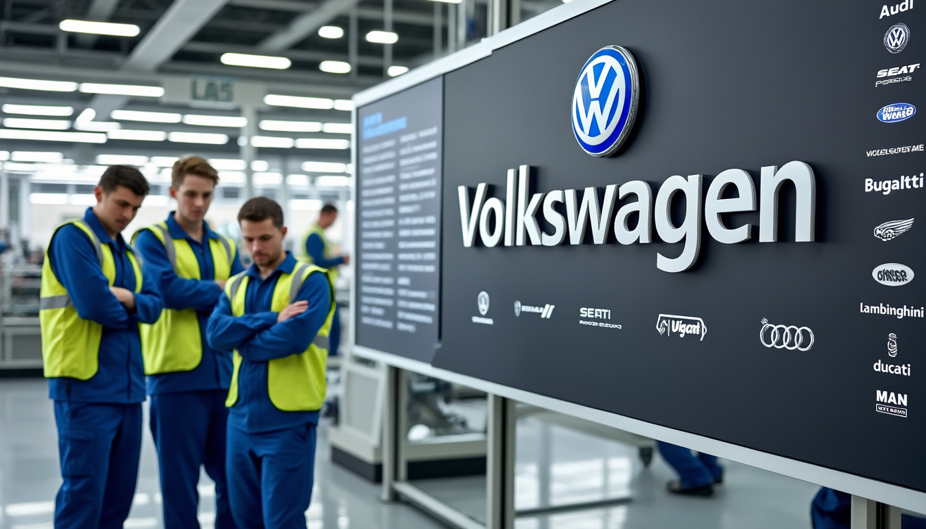 discover the growing concerns of Volkswagen employees in Wolfsburg in the face of uncertain economic prospects. what are the implications for the company's future and its employees?