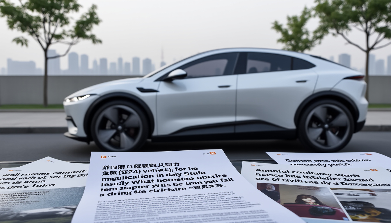 descubra nossa investigação aprofundada sobre as controvérsias relacionadas aos carros elétricos da xiaomi. analise as questões, as críticas e as perspectivas desta aventura inovadora que suscita tantas interrogações. qual é o verdadeiro rosto da xiaomi no setor automotivo?