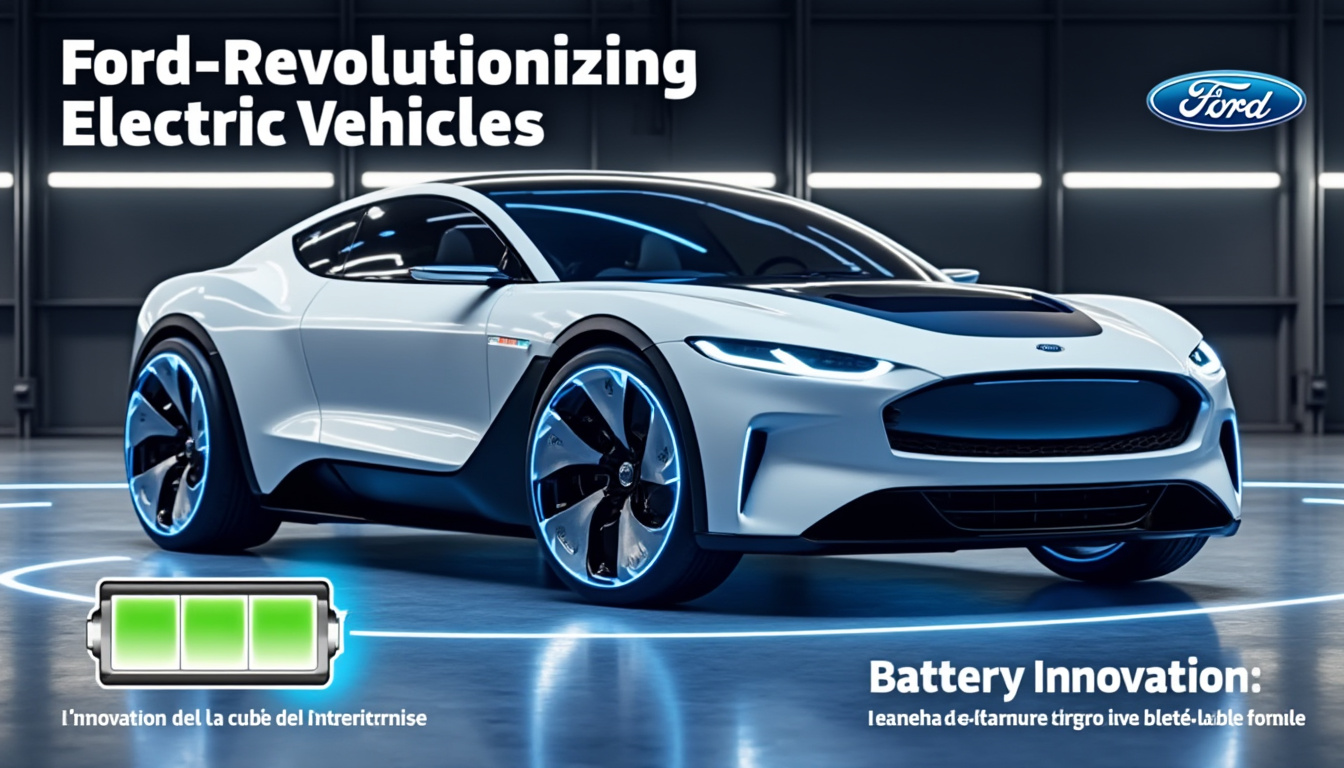 Entdecken Sie die revolutionäre Innovation von Ford in der Batterietechnologie, das Ergebnis umfassender Forschung. Ein Fortschritt, der verspricht, die Zukunft der Automobile zu verändern und die Energieeffizienz zu verbessern.
