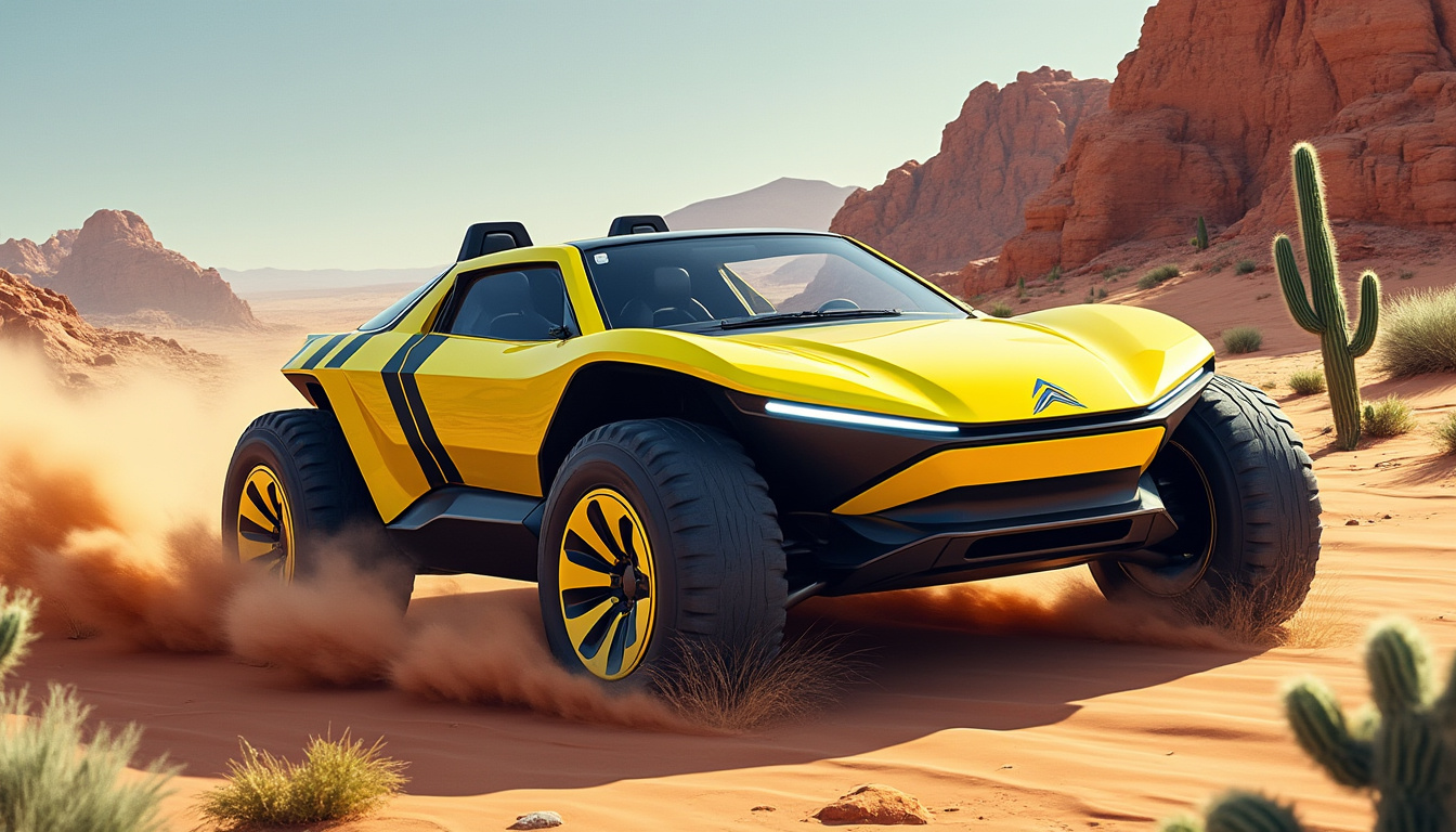 discover the citroën ami buggy, a vehicle with a bold design and adventurous spirit, perfect for exploring roads and paths. dive into a new fun and innovative driving experience with this model that combines style and functionality.