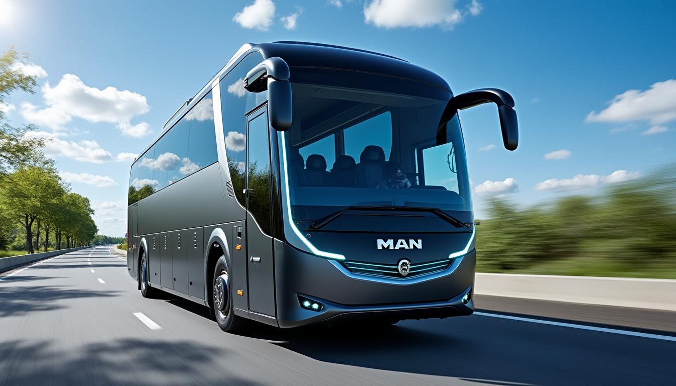 descubra o ônibus elétrico revolucionário da man, que redefine o transporte público com sua tecnologia inovadora, sua eficiência energética e seu conforto inigualável. não perca este avanço significativo no mercado de veículos elétricos!