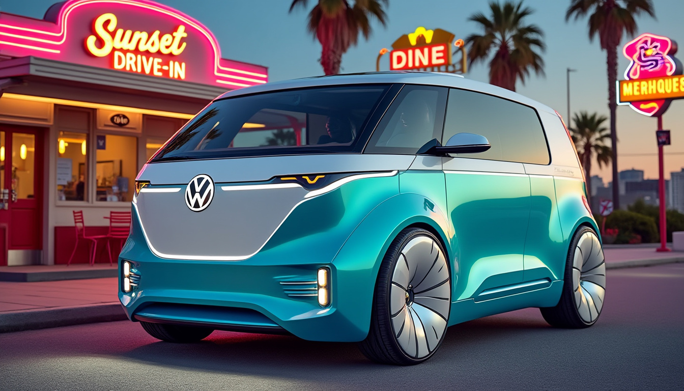 descubra nosso teste completo do volkswagen id.buzz, uma imersão nostálgica no futuro que combina design icônico e tecnologia elétrica inovadora. explore seu desempenho, conforto e funcionalidades para entender por que este veículo icônico redefine a mobilidade moderna.