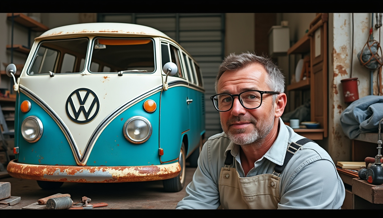 descubra o percurso cativante de um artesão bretão apaixonado, que se dedica à criação de peças únicas e raras para os combis volkswagen. mergulhe no universo fascinante do artesanato bretão e do amor por esses veículos emblemáticos.