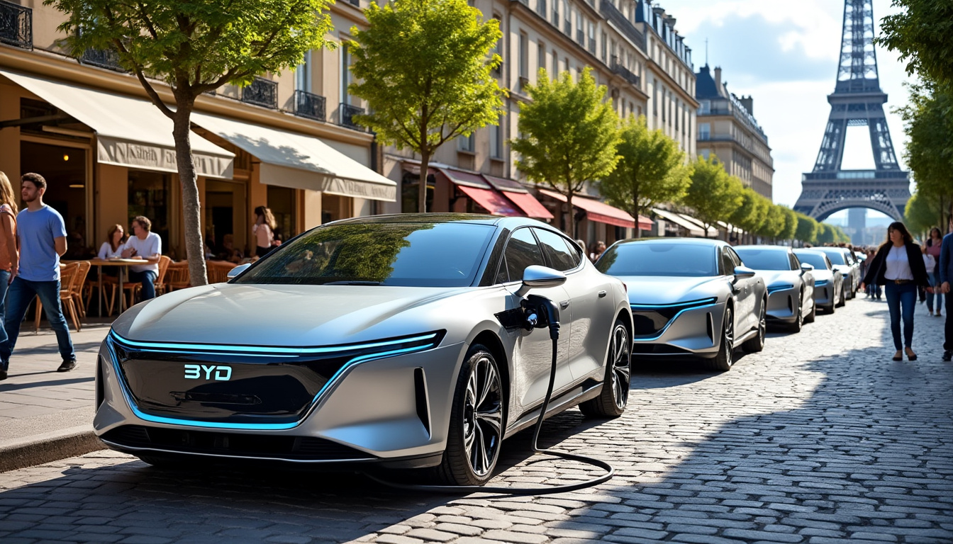 descubra como um fabricante chinês de carros elétricos chama a atenção na França no início de 2025, prometendo inovação e desempenho no mercado automotivo.
