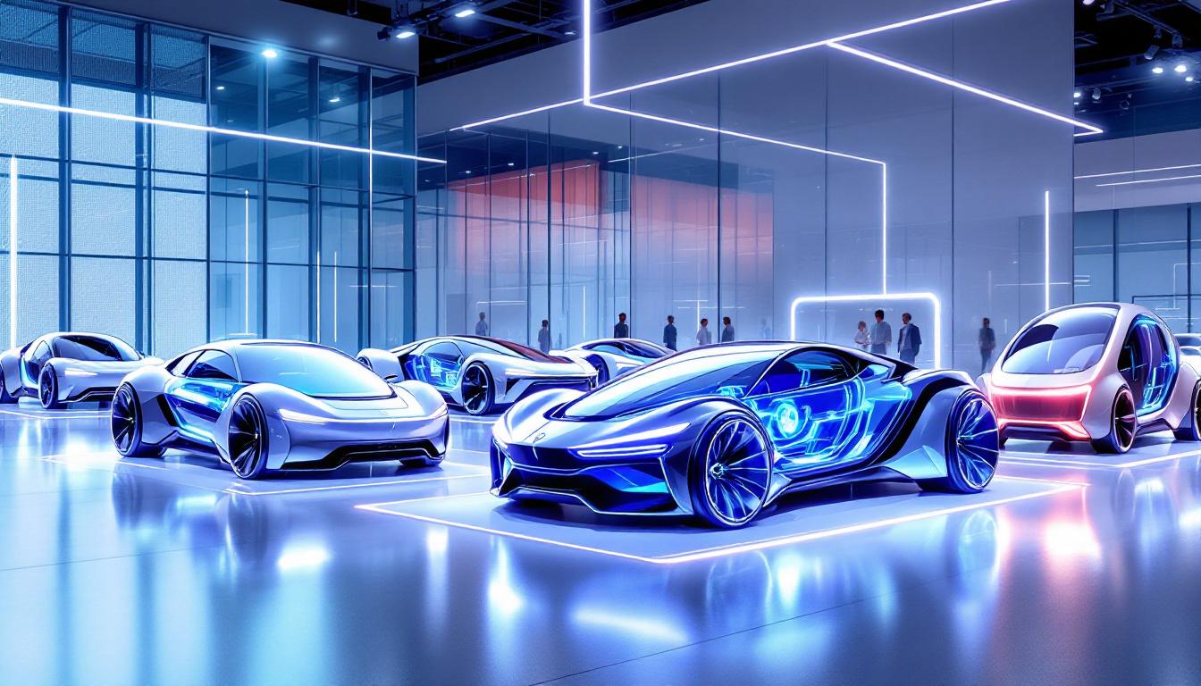 Entdecken Sie die erste Automobilausstellung, die vollständig von künstlicher Intelligenz entworfen wurde und innovative Fahrzeuge und zukünftige Technologien präsentiert. Ein immersives Erlebnis, das Sie nicht enttäuschen wird!