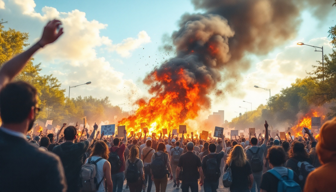 discover how an anti-lez protest mobilized 450 cars, plunging the city into chaos. this event quickly degenerated into a significant incident, revealing tensions surrounding low emission zones. follow our report to understand the stakes and reactions of participants.