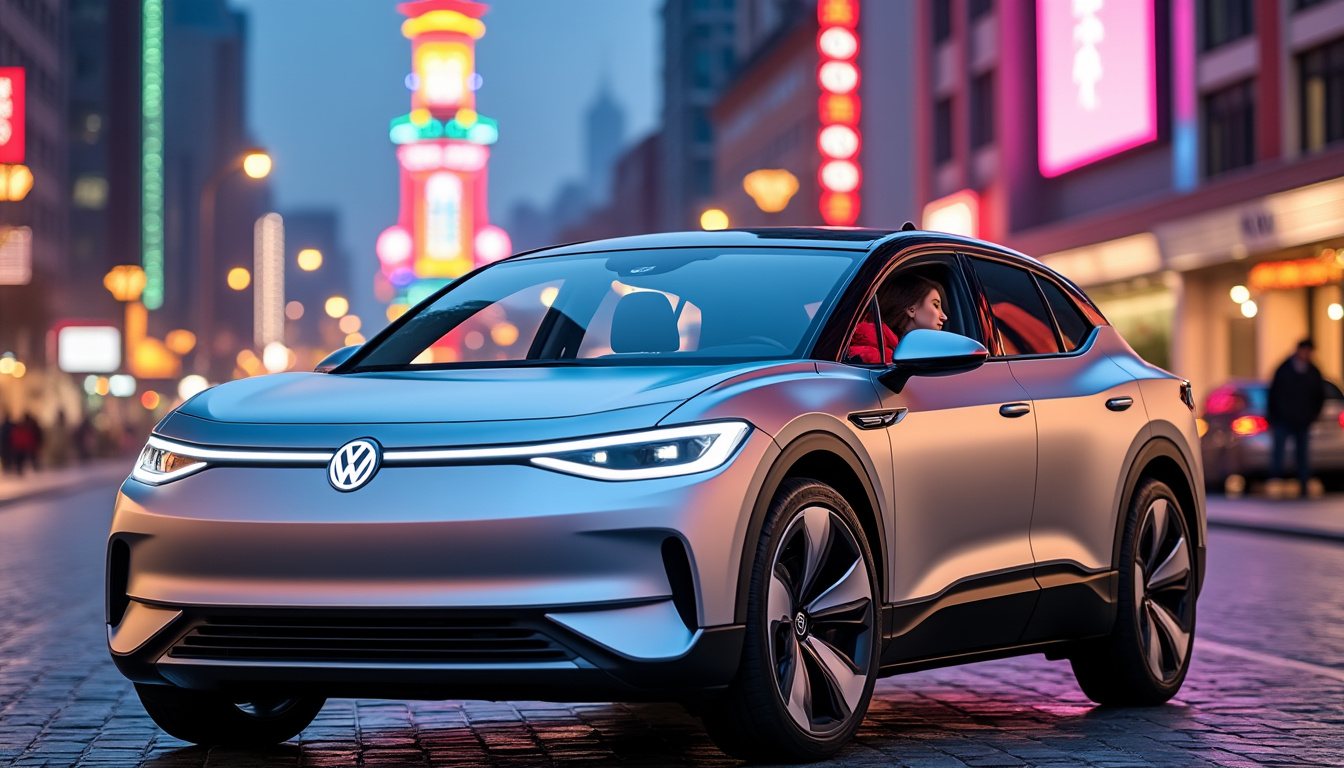 descubra como volkswagen lança uma ofensiva tarifária na china com seu novo suv elétrico proposto a menos de 20 000 €. uma estratégia audaciosa para conquistar o mercado asiático de veículos elétricos.