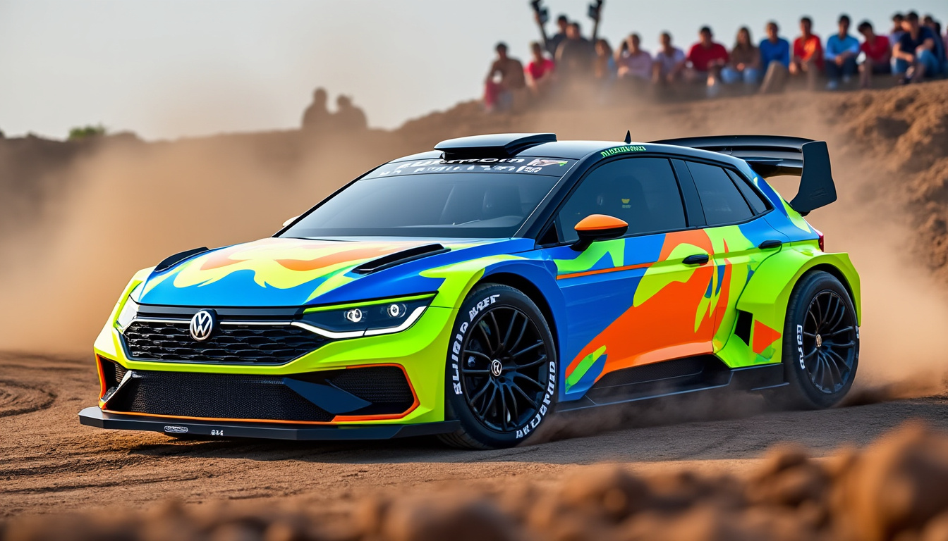 descubra a nova polo harlequin revisitada pela volkswagen para celebrar um evento excepcional! um carro colorido e emblemático que revive a nostalgia ao mesmo tempo que adiciona um toque moderno. não perca esta celebração automotiva cheia de surpresas e originalidade.