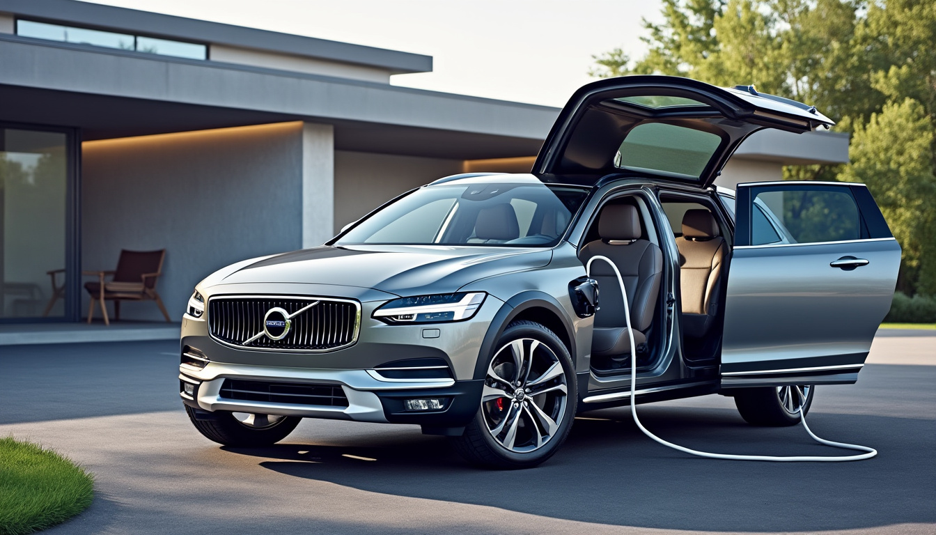 Entdecken Sie die neueste Innovation von Volvo: ein Plug-in-Hybrid, der es Ihnen ermöglicht, bis zu 200 km im voll elektrischen Modus zu fahren. Die perfekte Verbindung von Leistung und Umweltbewusstsein für ein faires Fahren.