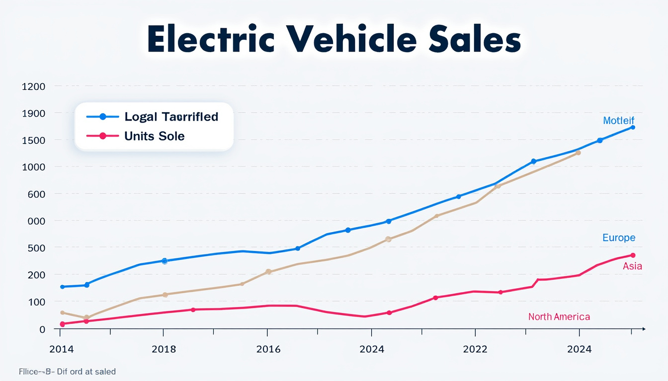descubra como mais de um quarto dos carros vendidos no mundo este ano são elétricos, ilustrando o forte crescimento das vendas de veículos elétricos e a evolução em direção a soluções de transporte mais sustentáveis.