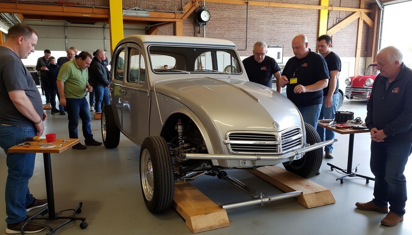 discover the incredible transformation of an 8-seater Citroën, formerly owned by an abbot, by a passionate individual who gives it new life and shine. a fascinating story of automotive passion and heritage.