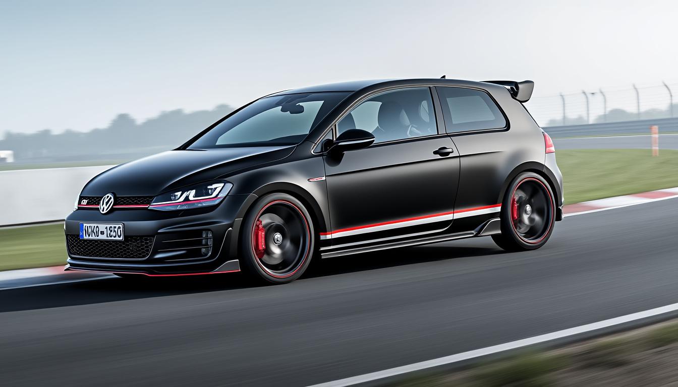 Discover the Volkswagen Golf, a feat of engineering that stands out on the famous Nürburgring circuit. With its bold design and stunning performance, this sports car redefines the standards of dynamic driving. Don't miss the opportunity to explore this icon that combines power and precision.