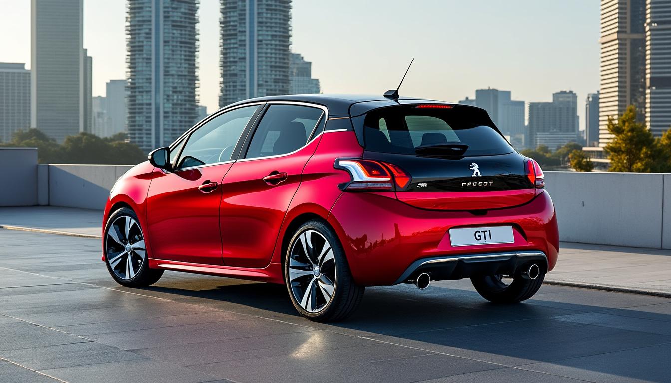 descubra o novo peugeot e-208 gti, unindo potência impressionante e design moderno. mergulhe em uma experiência de condução dinâmica e eletrizante com este sedan esportivo de estilo audacioso. explore seu desempenho excepcional e inovação tecnológica.