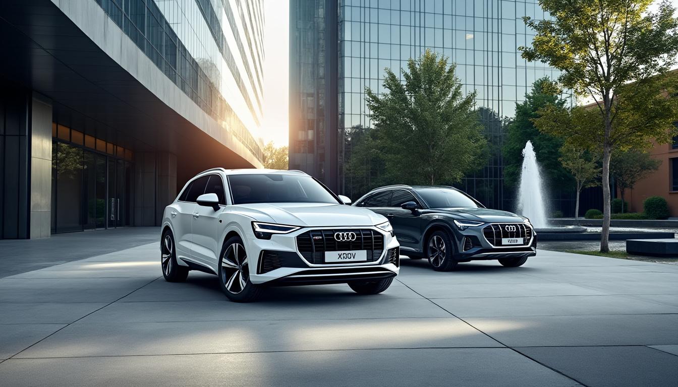 2025年の新しいアウディQ5のプラグインハイブリッドSUVとスポーツバックe-hybridを発見し、エレガンス、パフォーマンス、最先端の技術を結びつけて責任ある運転を提供します。これらの革新的で環境に優しいモデルで自動車の未来に飛び込んでください。