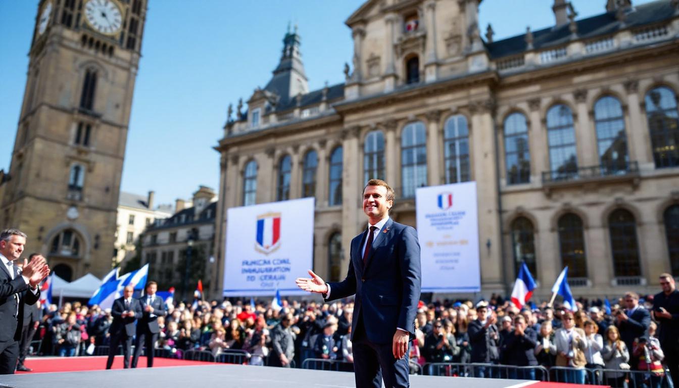 descubra como emmanuel macron inaugurou a gigafactory aesc em douai, marcando um marco importante para renault electricity na transição para uma mobilidade elétrica sustentável. um evento que sublinha o compromisso da frança em favor da inovação e das tecnologias verdes.