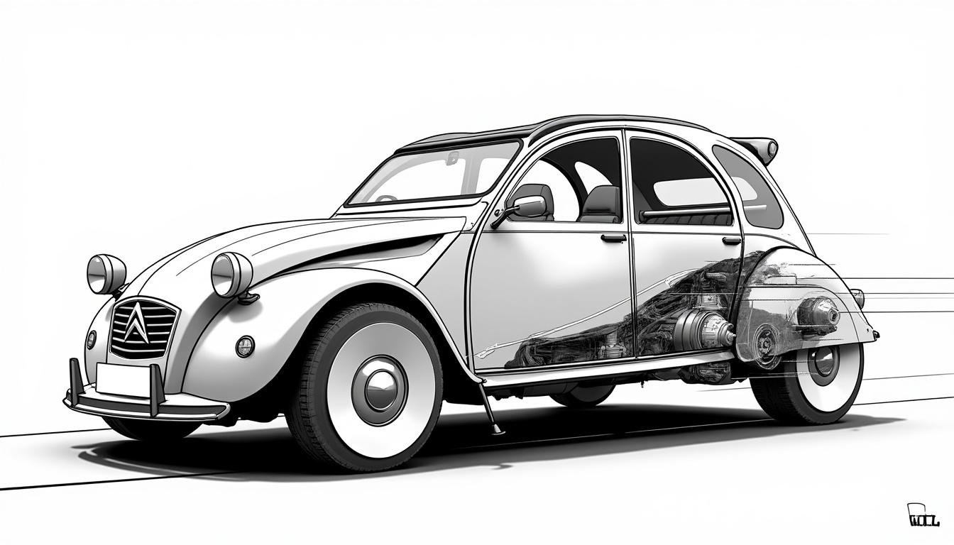 découvrez la nouvelle 2cv hybride de citroën, alliant l'iconique design classique à une performance économique avec seulement 5 litres aux 100 km. face à la r5 électrique, cette réinvention promet de redéfinir l'expérience de conduite tout en respectant l'environnement.
