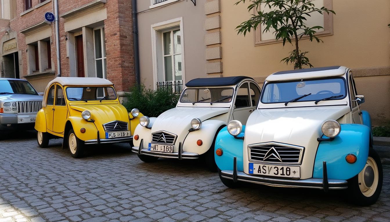 découvrez la citroënade, un événement unique à ancenis célébrant l'héritage de la légendaire marque citroën. admirez des modèles emblématiques tels que la méhari, la 2 cv et la dyane, tout en profitant d'une ambiance festive et conviviale dédiée aux passionnés et aux amateurs de voiture classique.