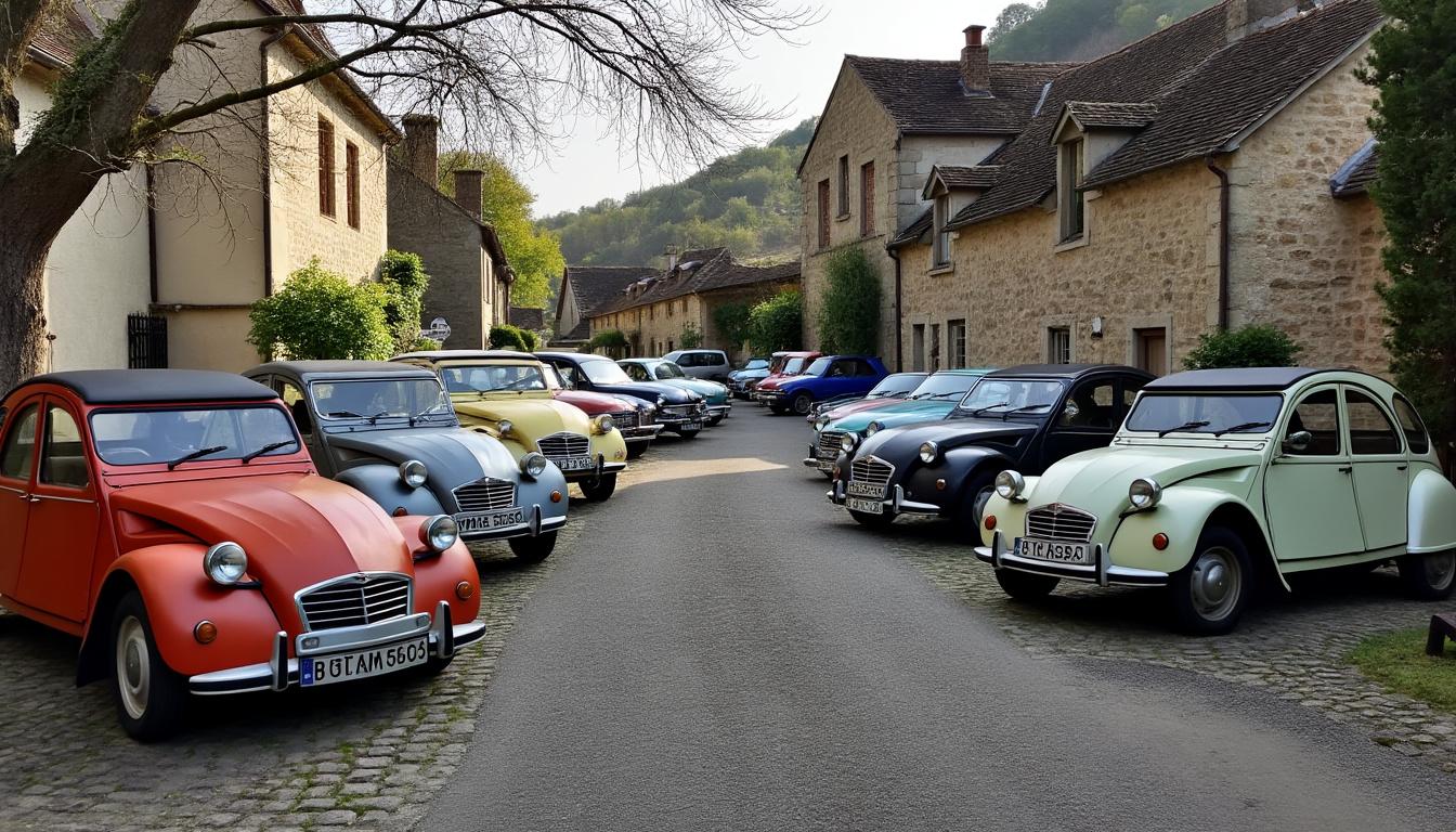 découvrez la légende des ds et 2cv de citroën lors d'un tour d'honneur à castelnau-d'estrétefonds le 28 juin. revivez l'histoire et l'élégance de ces voitures emblématiques dans une ambiance festive et conviviale.