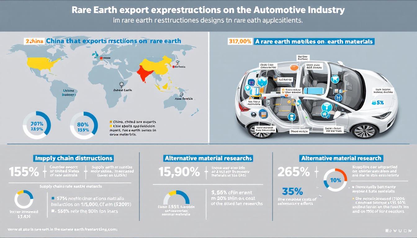 descubra como a redução das exportações de terras raras chinesas afeta gigantes da indústria automobilística como suzuki, ford e bmw, e explore as questões econômicas e estratégicas dessa situação crítica para a indústria.