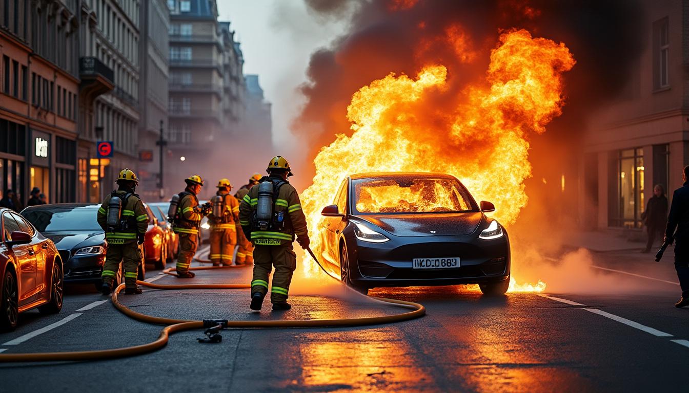 descubra o incêndio devastador perto de arras que afetou mais de 30 veículos elétricos e híbridos. este evento levanta preocupações sobre a segurança dos carros ecológicos e o impacto sobre o meio ambiente.