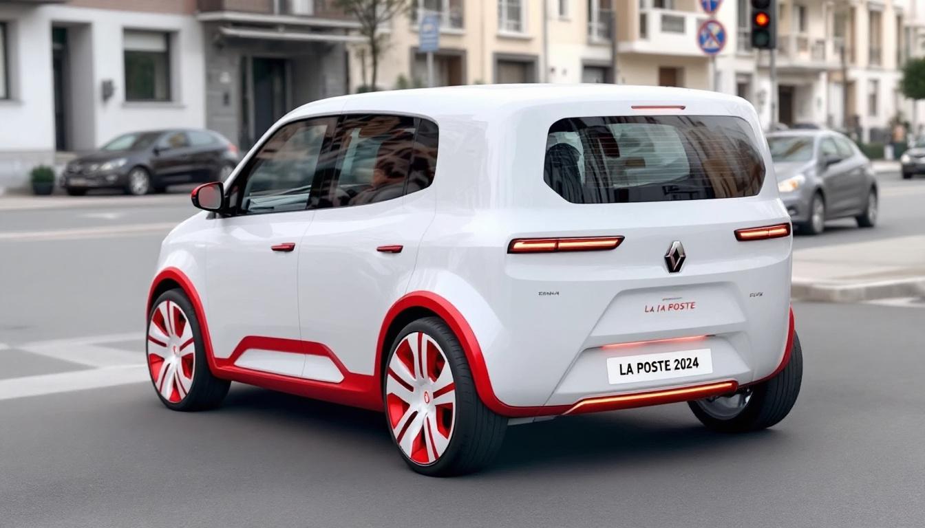 découvrez nos premières impressions et photos de la nouvelle renault 4 la poste (2025), un véhicule emblématique réinventé pour les professionnels. explorez ses caractéristiques, son design moderne et son utilité pour les métiers du secteur postal.