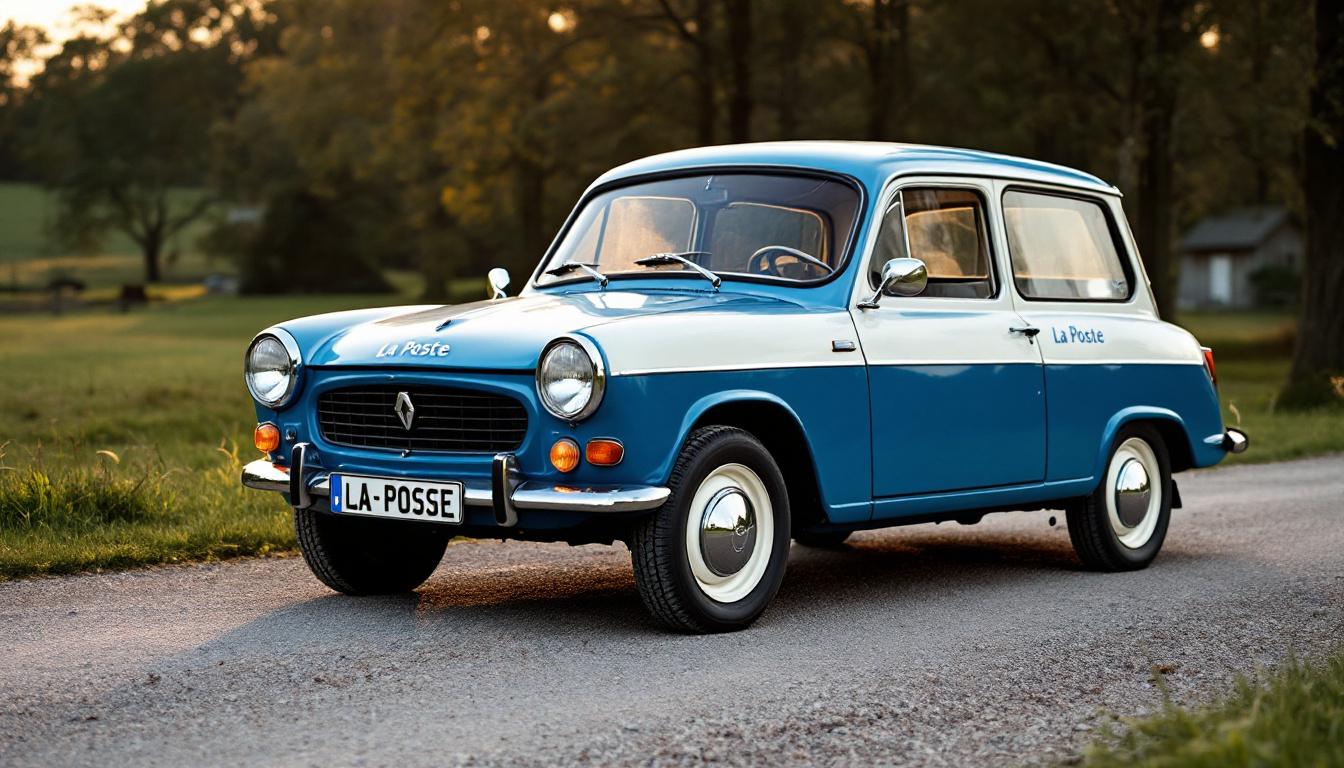 découvrez nos premières impressions et photos exclusives de la renault 4 la poste (2025), une nouvelle version iconique de la 4l conçue spécialement pour les professionnels. explorez son design moderne et ses fonctionnalités innovantes pour répondre aux besoins du secteur.