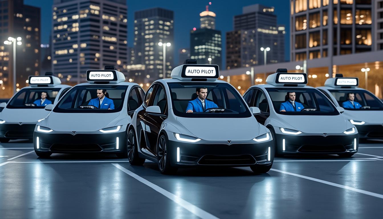 descubra como a tesla integra operadores humanos para supervisionar seus robotaxis autônomos, combinando inovação tecnológica e intervenção humana para garantir a segurança e a eficiência de seus serviços de transporte futuristas.