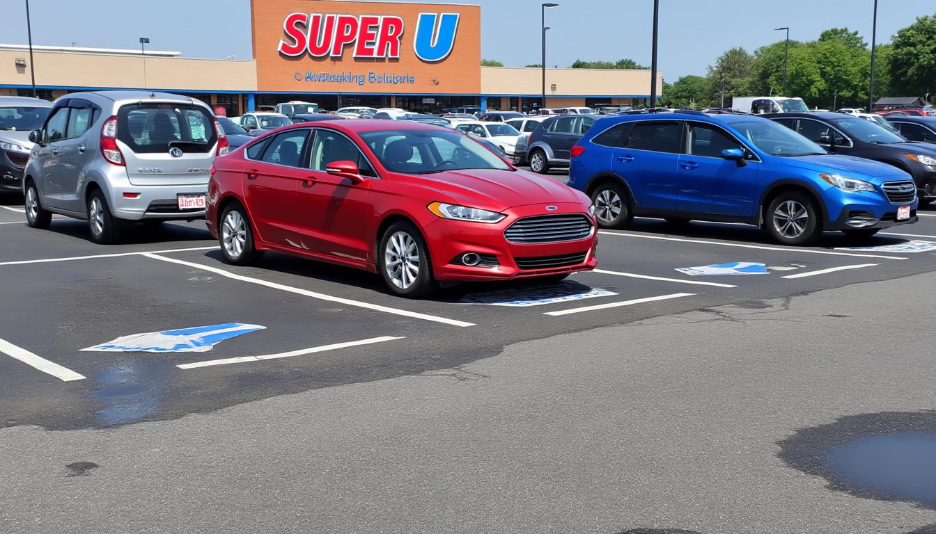 um homem foi esfaqueado no estacionamento de um super u em um ataque aparentemente motivado pelo roubo de uma audi. as autoridades estão na pista do agressor, que é ativamente procurado. fique informado sobre as últimas notícias sobre este caso chocante.