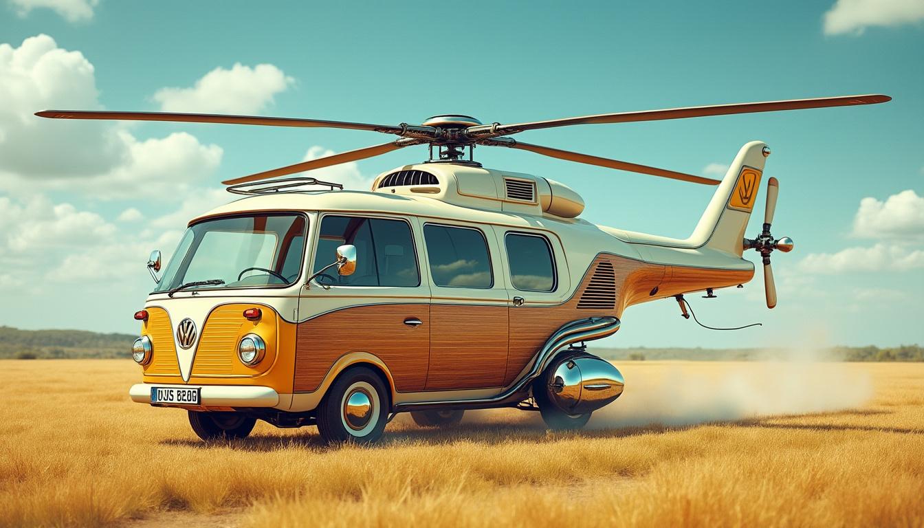 descubra como um engenheiro canadense transforma um combi volkswagen emblemático em um helicóptero inovador, unindo engenharia e criatividade para redefinir os limites da mobilidade. um projeto fascinante que une paixão e tecnologia de ponta.