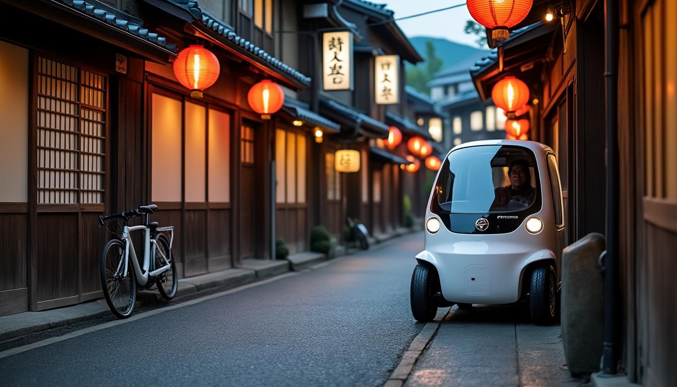 descubra nosso mini carro elétrico japonês, perfeito para a cidade! compacto e engenhoso, ele se encaixa facilmente no porta-malas de uma van, oferecendo uma solução de transporte prática e ecológica. ideal para deslocamentos urbanos, combina inovação e funcionalidade.