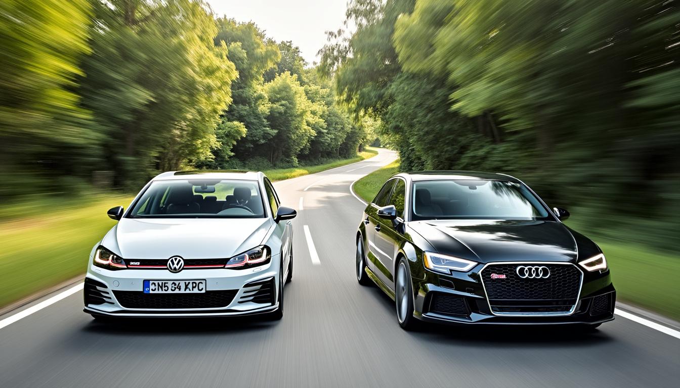 descubra nossa comparação aprofundada entre a volkswagen golf gti cs e a audi s3. analise desempenho, design e tecnologias para escolher o carro esportivo compacto que se adapta perfeitamente ao seu estilo de condução e suas necessidades. faça a escolha certa!