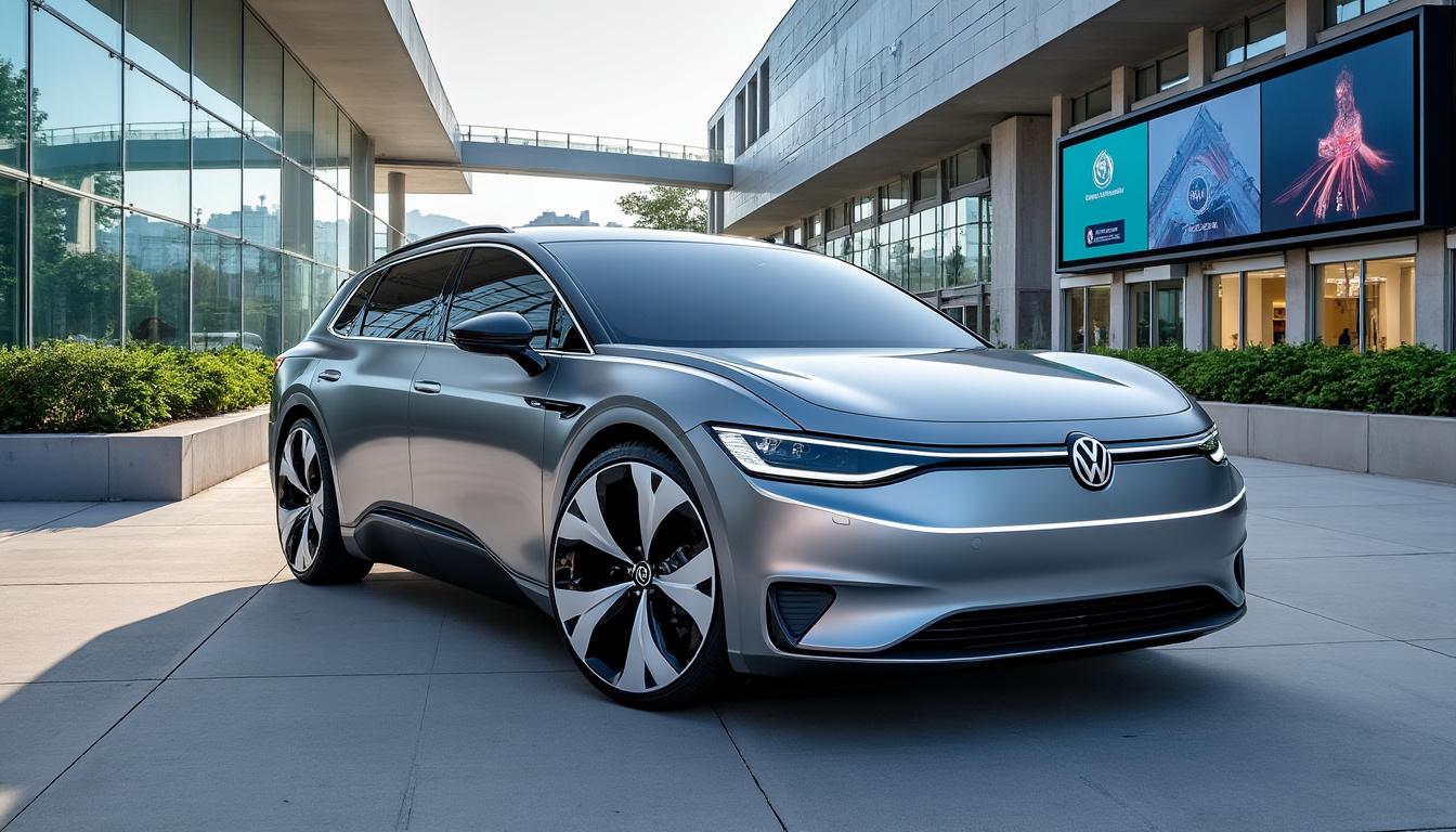 Discover the Volkswagen ID.7 Tourer GTX, the electric station wagon that could well revolutionize the market in 2025. Combining performance, comfort, and modern design, this model promises an exceptional driving experience while respecting the environment. Explore its innovative features and imagine your future trips behind the wheel of this exceptional vehicle.