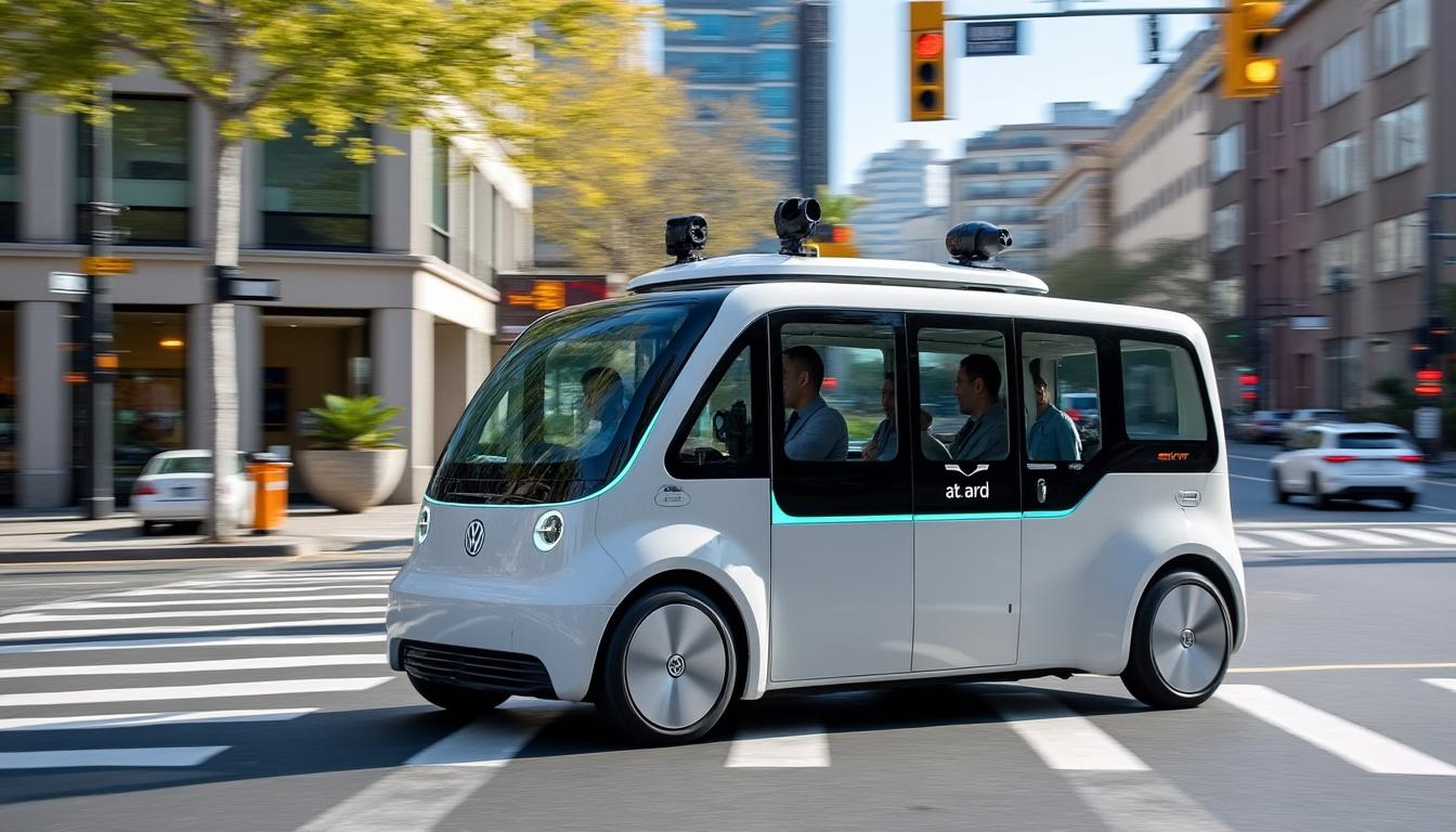 découvrez comment volkswagen prend de court tesla avec le lancement révolutionnaire de son robot-taxi, une innovation qui promet de transformer le transport urbain et de redéfinir le futur de la mobilité.
