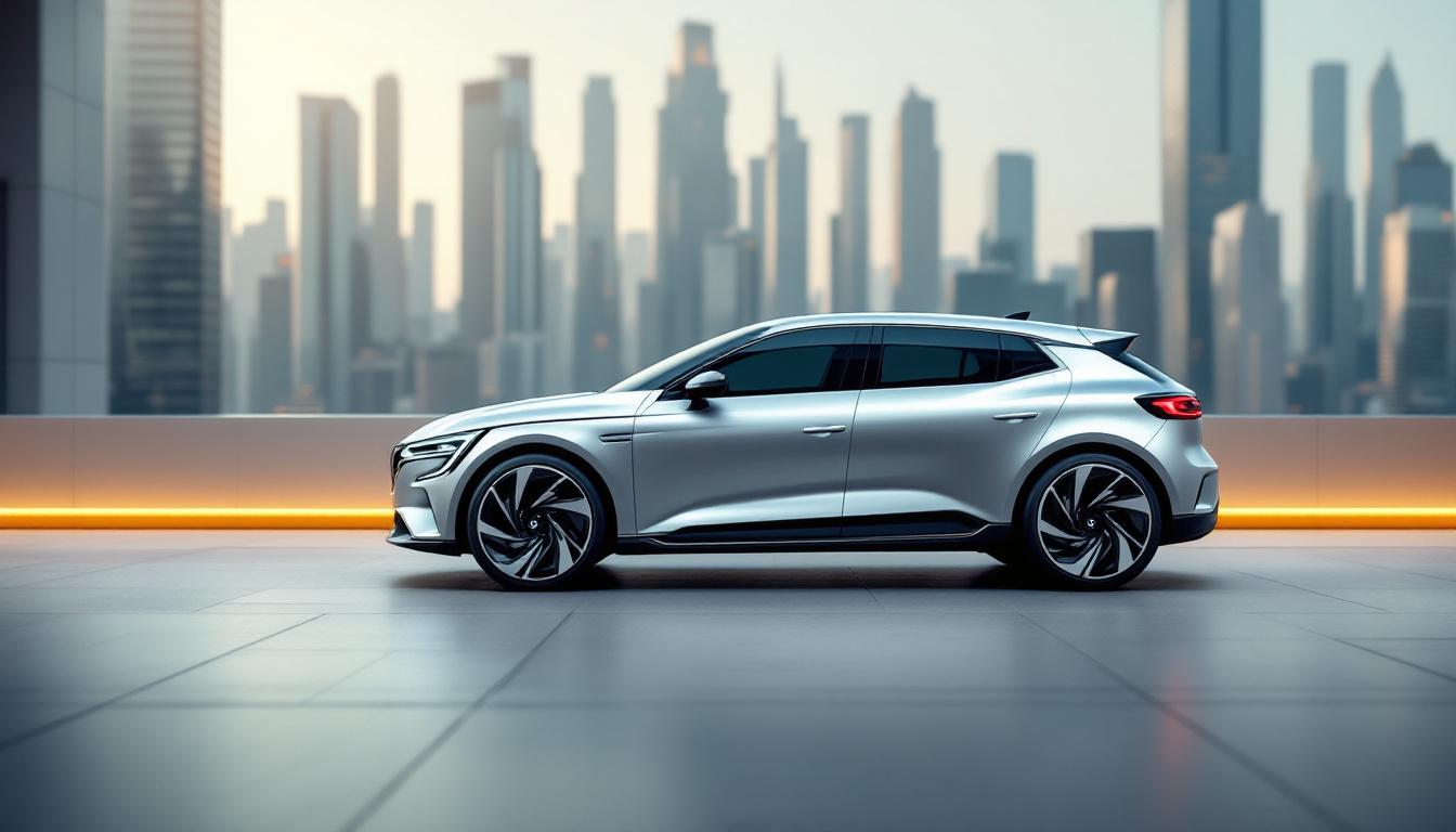 Modellino Renault Megane E-Tech 2022 Scala 1:64 Norev - Pressofuso Metallo