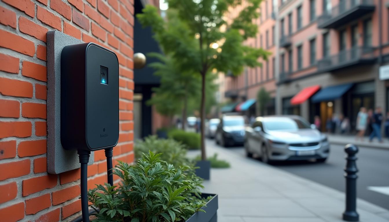 descubra nossa estação de recarga discreta, projetada para transformar sua vida urbana. ideal para os cidadãos preocupados com o meio ambiente, combina estética e funcionalidade para uma recarga simples e elegante no coração da cidade.