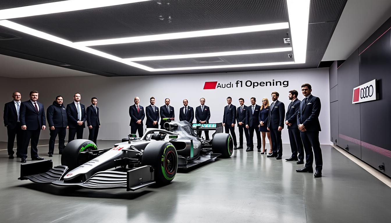 découvrez comment audi f1 établit ses nouvelles installations en angleterre, marquant une étape majeure dans son aventure en formule 1. plongée dans les projets innovants et les ambitions de l'équipe.