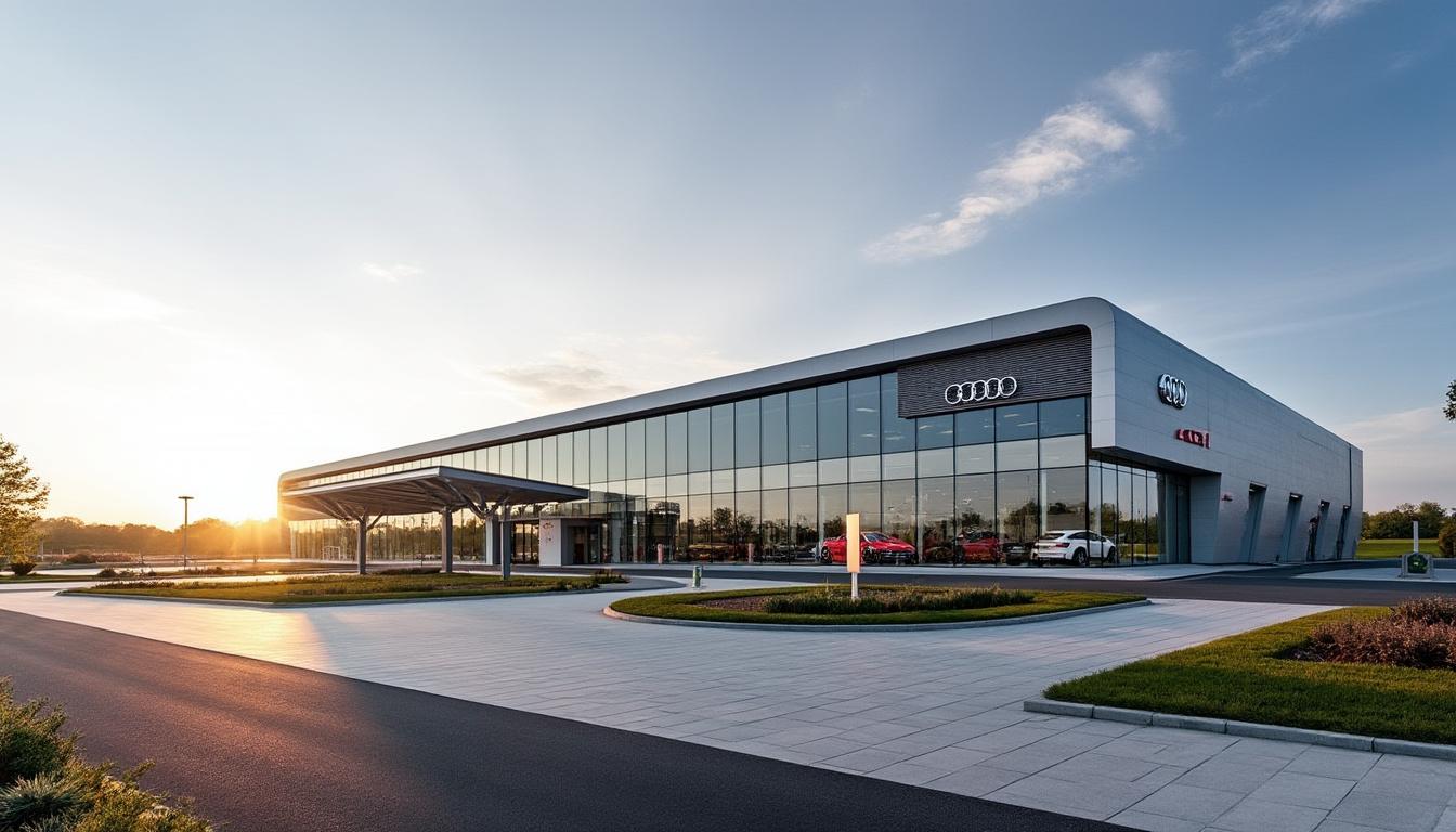 découvrez comment audi f1 franchit une nouvelle étape avec l'inauguration de ses installations au royaume-uni, renforçant ainsi son engagement envers l'innovation et la performance dans le monde de la formule 1.