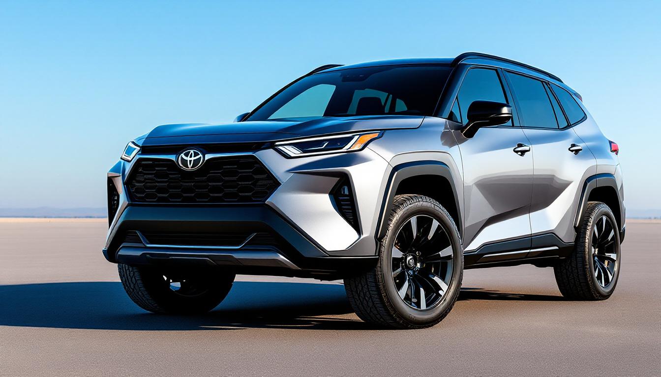 découvrez le suv familial de toyota, alliant espace et efficacité. avec un coffre de 580 litres, il offre ample place pour toute la famille tout en garantissant une consommation de carburant économe. parfait pour vos aventures en famille !