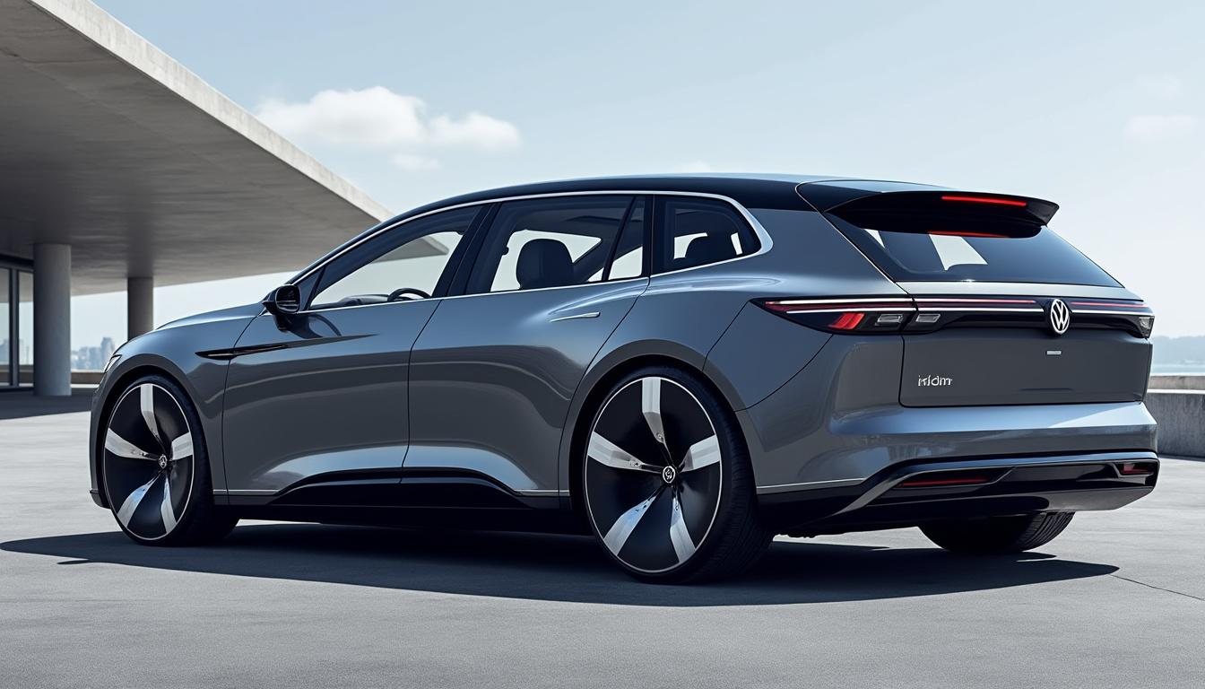 découvrez le volkswagen id.7 tourer pro s (2025), un break électrique révolutionnaire qui combine performance impressionnante et autonomie exceptionnelle. explorez un nouveau niveau de conduite durable et profitez d'une expérience de voyage inégalée grâce à ses technologies avancées et son design moderne.